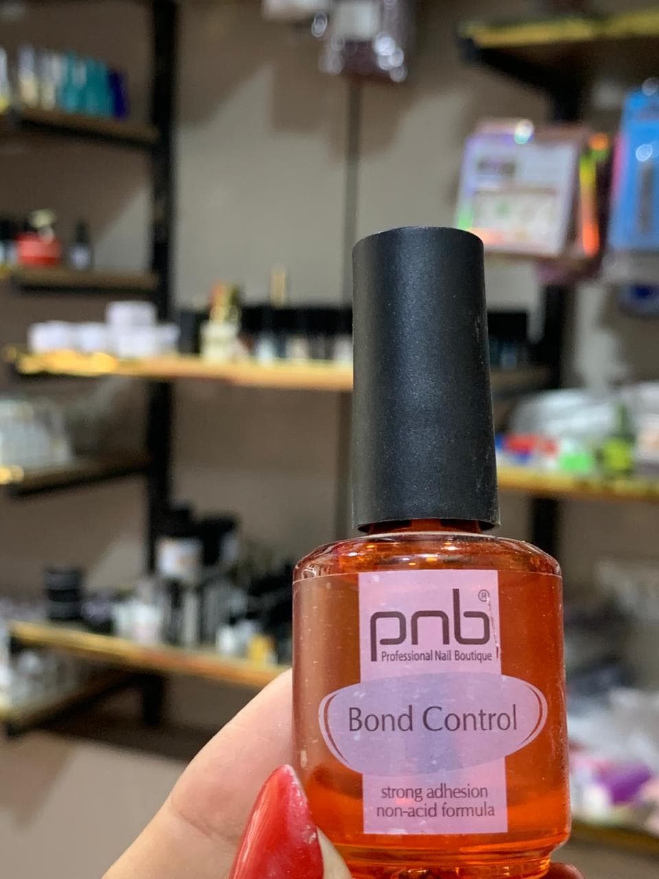 Iron gel polish bottle