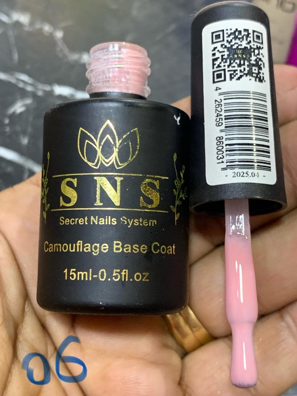 Cornflower Lilac gel polish bottle