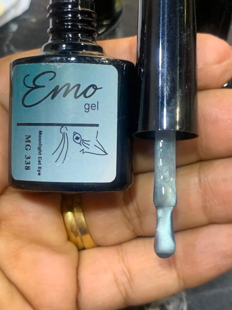 Foam gel polish bottle
