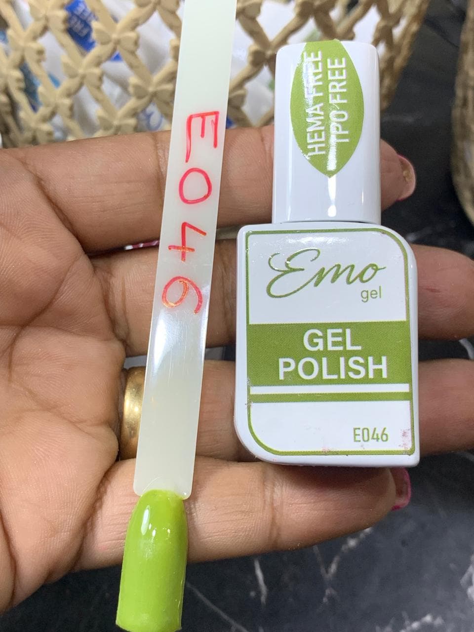 Conifer gel polish bottle