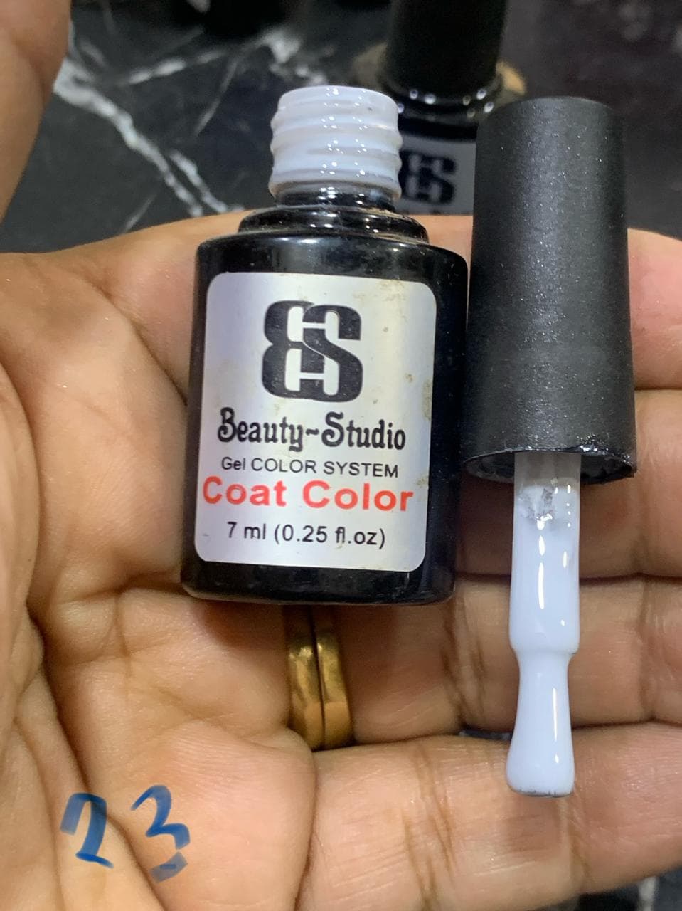 Casper gel polish bottle