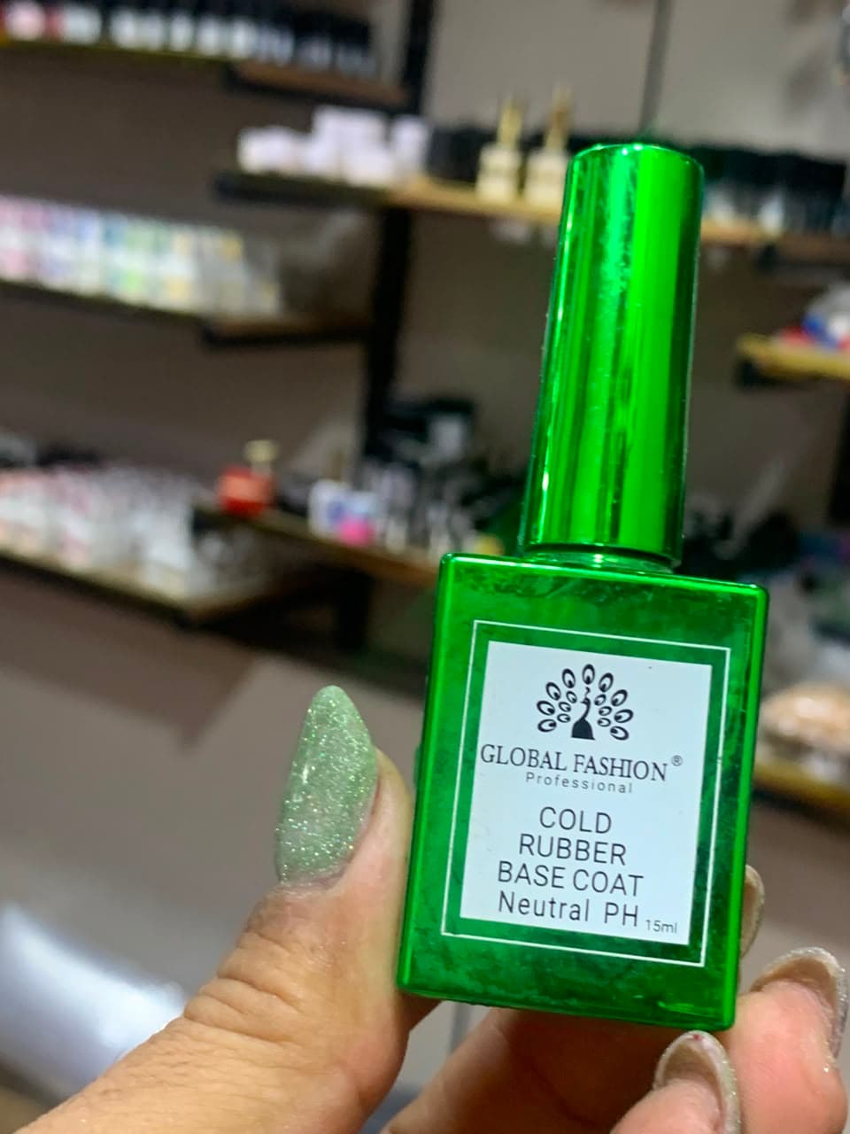Apple gel polish bottle