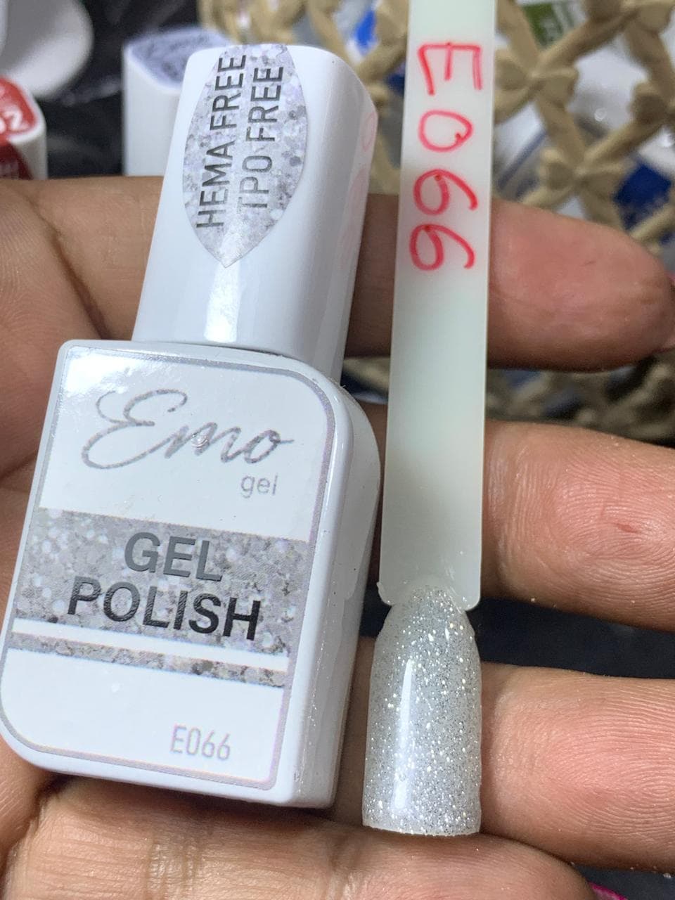 Heather gel polish bottle